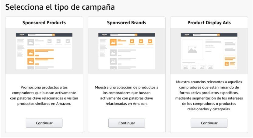 Campañas en Amazon Ads