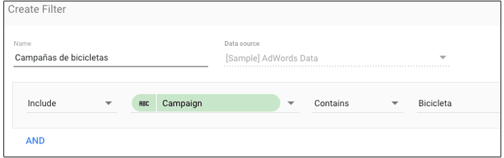 Filtros 2 Data Studio