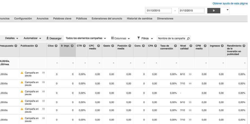 Plataforma Bing Ads