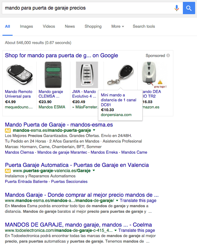 Updated SERPS Search