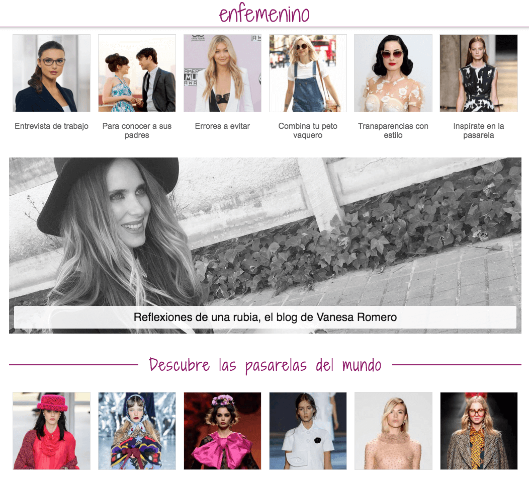 Web de Enfemenino