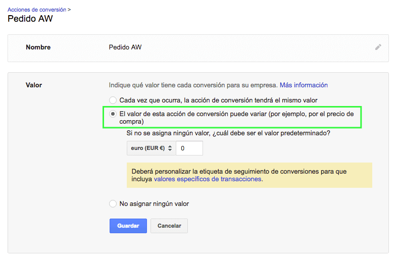 estructurar campañas de adwords