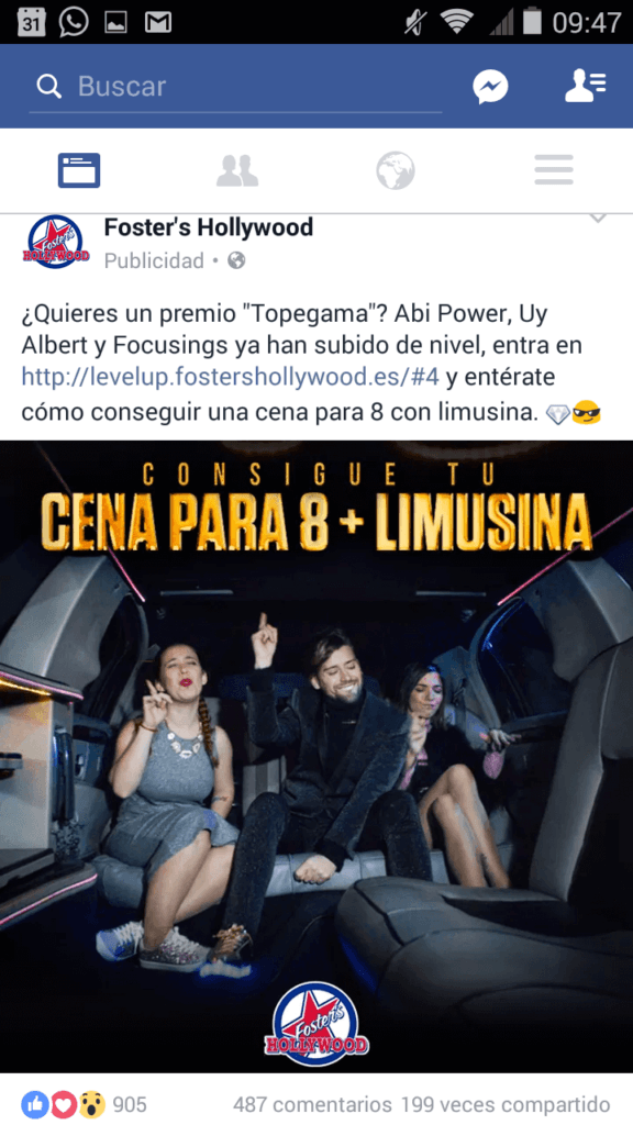 Diferénciate con tu anuncio de imagen de Facebook.