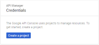 Console API Google-referenties