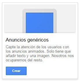 Anuncios Genéricos de la Galeria de Anuncios de Adwords