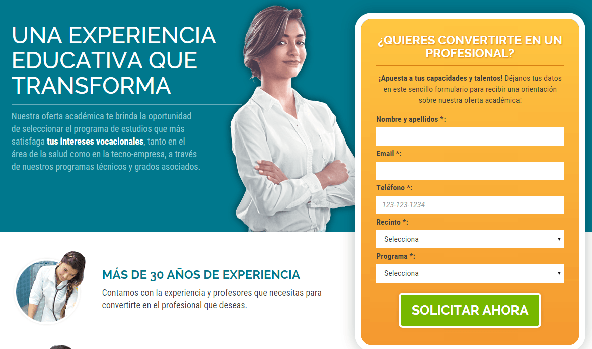 Tasa de Conversión-Landing Page