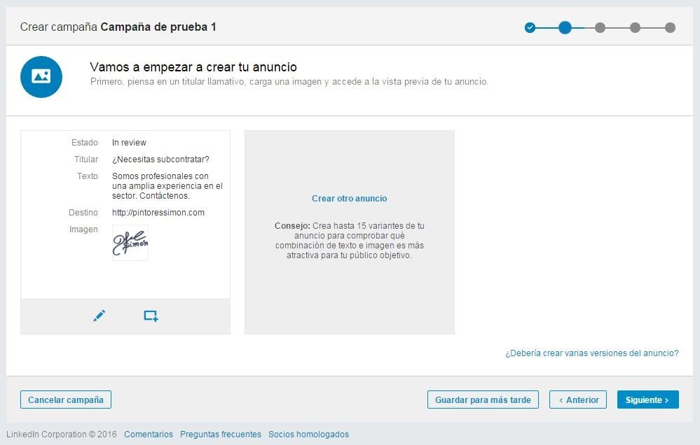 mejora el rendimiento de la publicidad en linkedin con el A/B testing