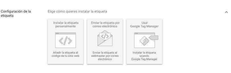 Configuración de la etiqueta