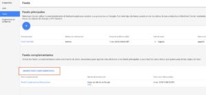 feed complementario google