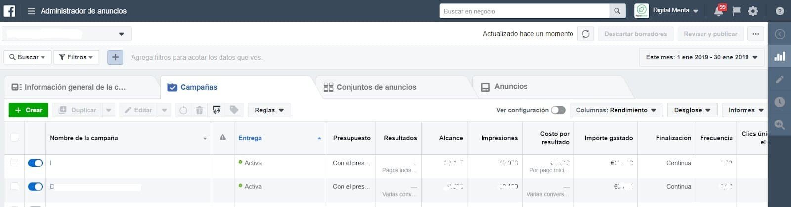 business manager de facebook