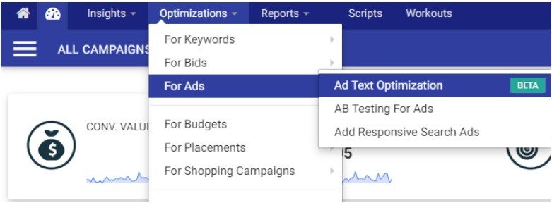 Ad Text Optimization es una nueva función de Optmyzr