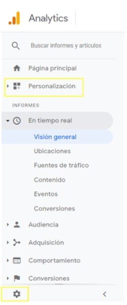 Comprobación del funcionamiento del código de Google Analytics