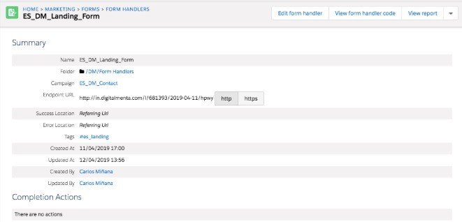 Instalación de formularios Pardot en WordPress