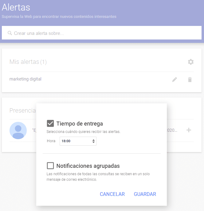 Agrupar Alertas De Google